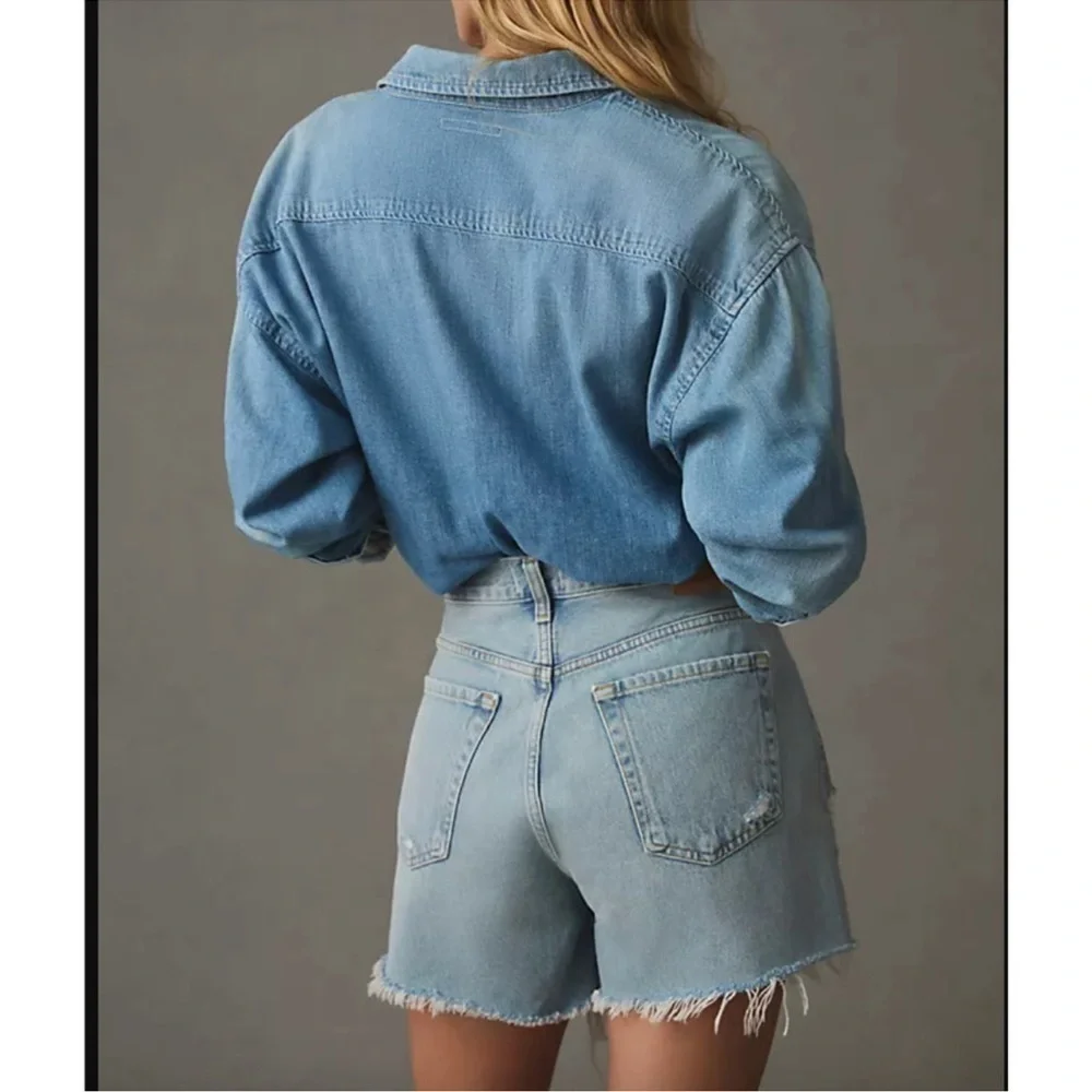NWT Citizens of Humanity Shorts Annabelle Long Vintage 30 Relaxed Vintage denim